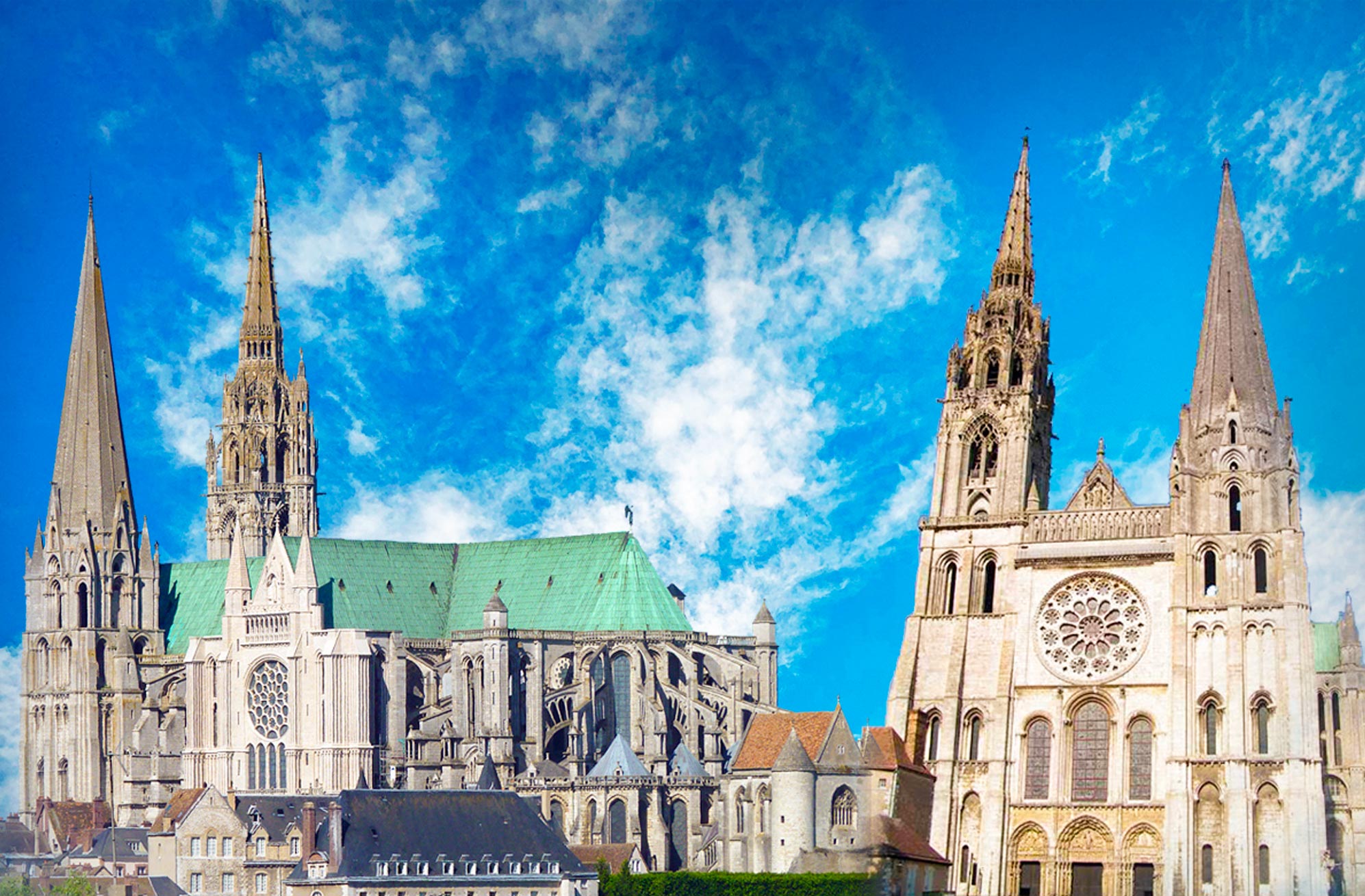 Portugal, Spain and France